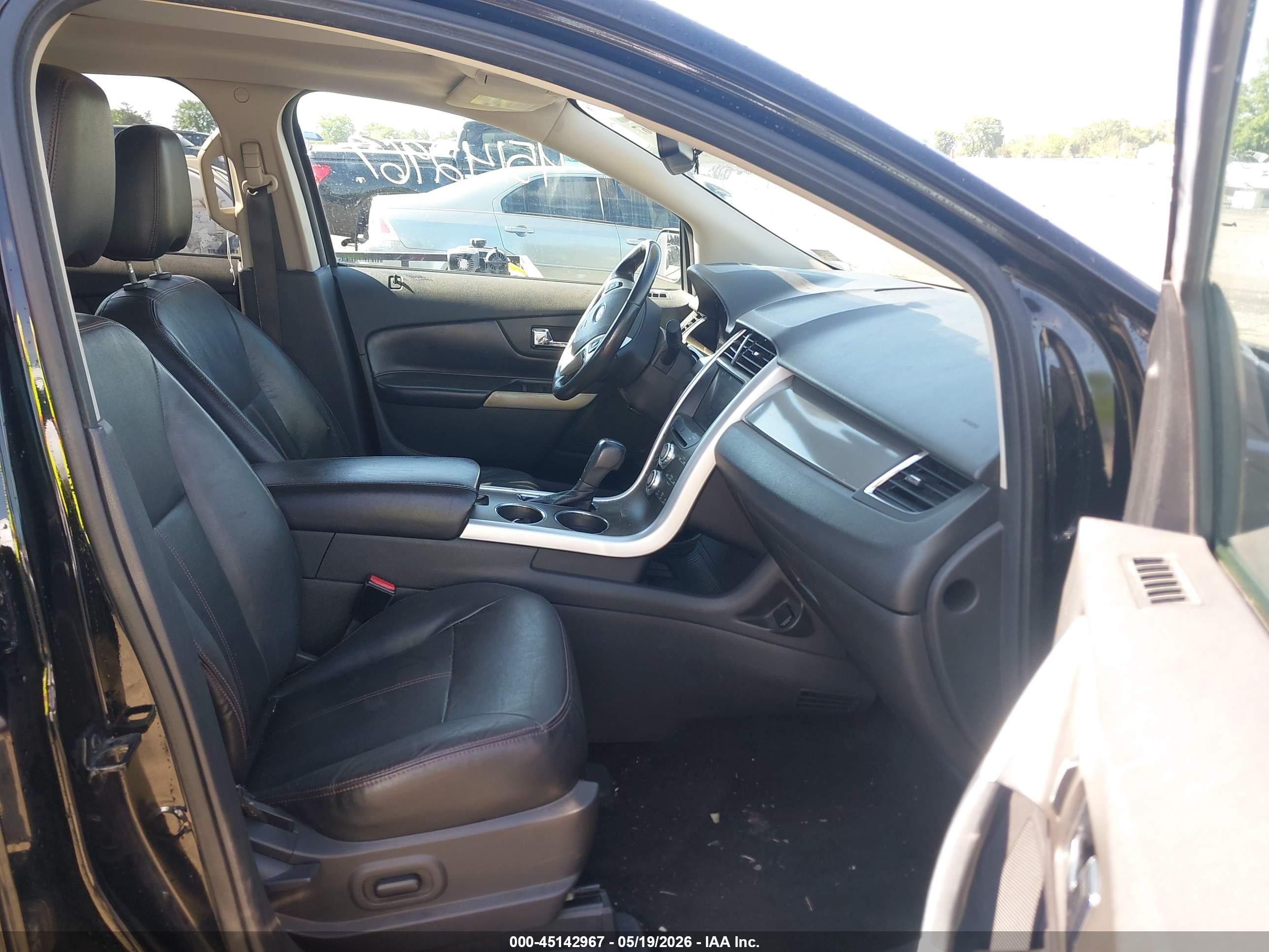 2012 Ford Edge Sel Black vin: 2FMDK3JC9CBA02270
