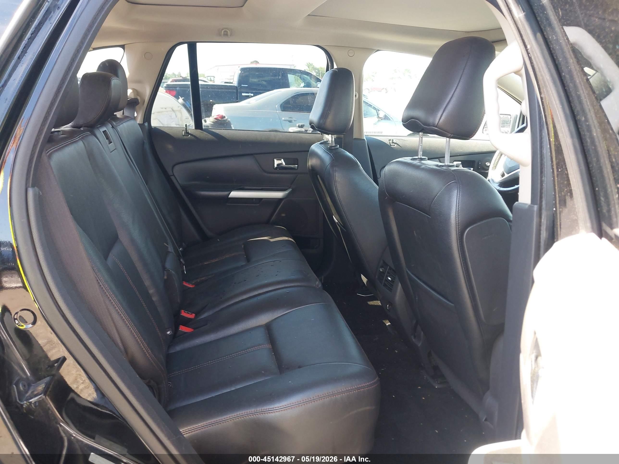 2012 Ford Edge Sel Black vin: 2FMDK3JC9CBA02270
