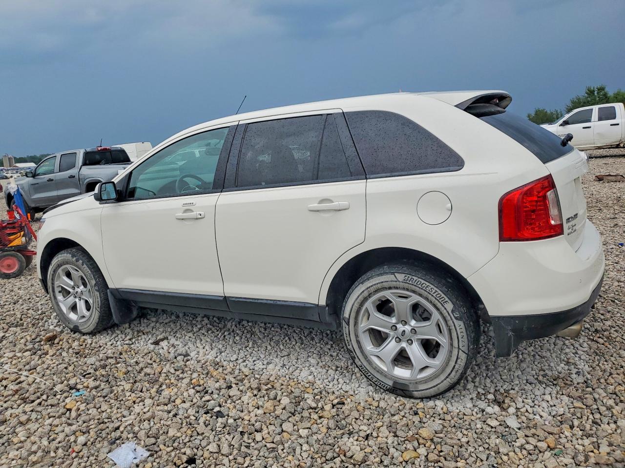 2012 Ford Edge Sel White vin: 2FMDK3JC9CBA19053