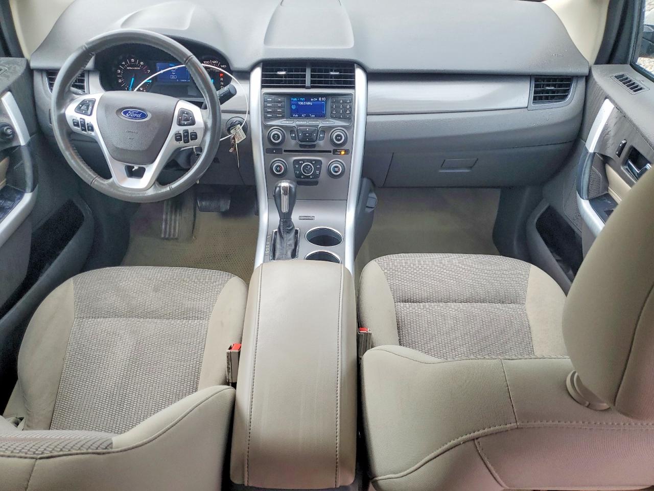 2012 Ford Edge Sel White vin: 2FMDK3JC9CBA19053