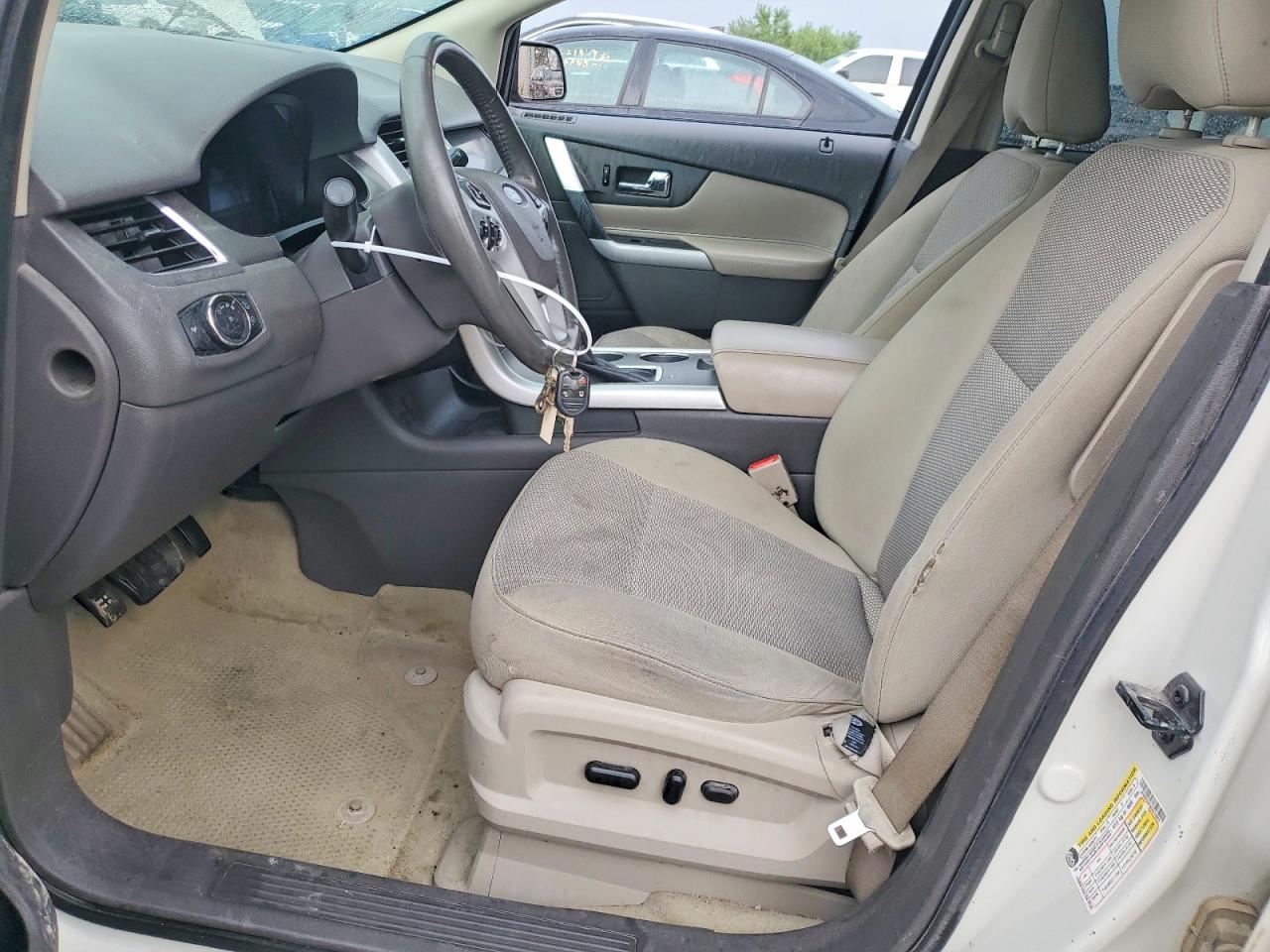 2012 Ford Edge Sel White vin: 2FMDK3JC9CBA19053
