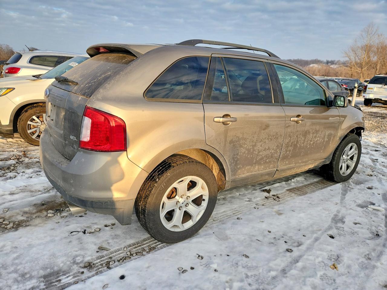 2012 Ford Edge Sel Brown vin: 2FMDK3JC9CBA69774