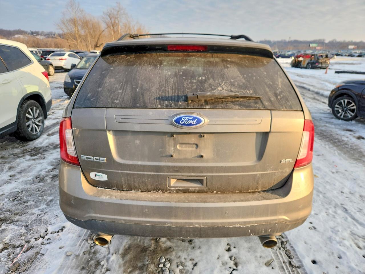 2012 Ford Edge Sel Brown vin: 2FMDK3JC9CBA69774