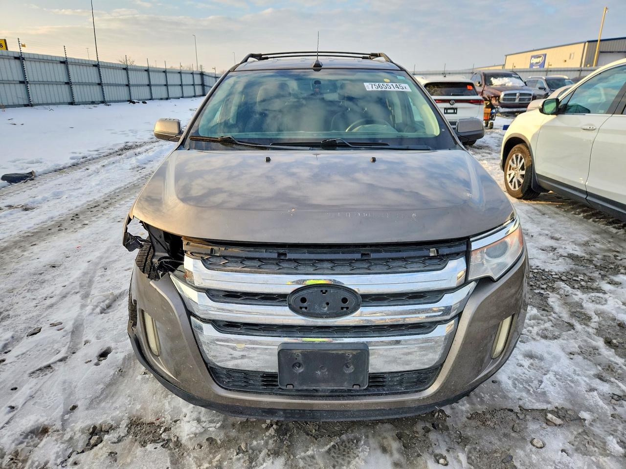 2012 Ford Edge Sel Brown vin: 2FMDK3JC9CBA69774