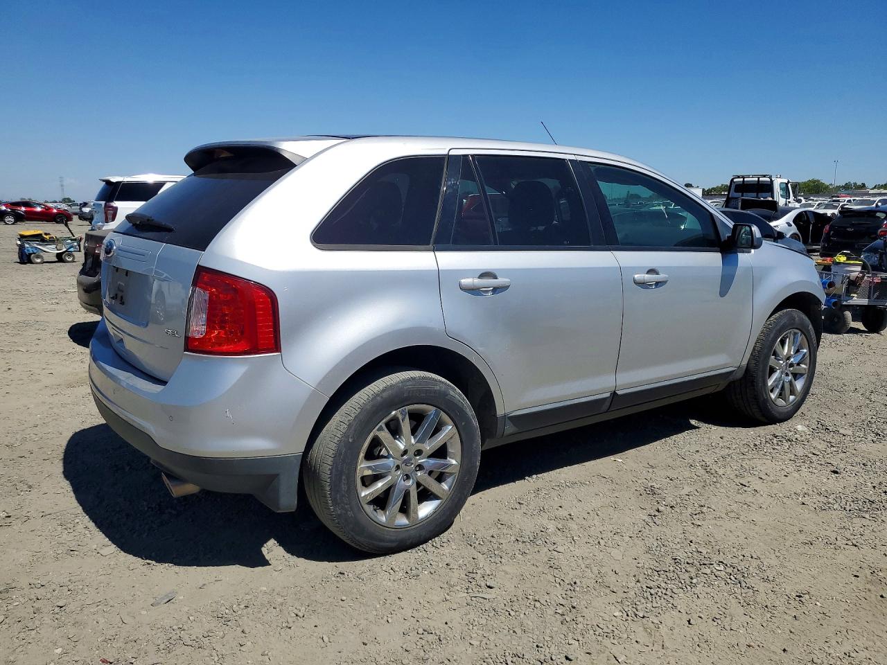 2012 Ford Edge Sel Silver vin: 2FMDK3JC9CBA92584