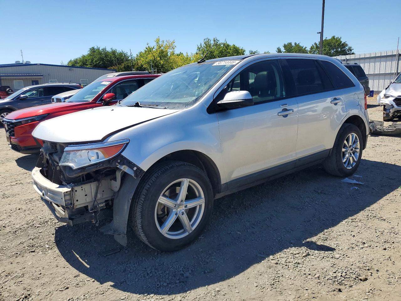 2012 Ford Edge Sel Silver vin: 2FMDK3JC9CBA92584