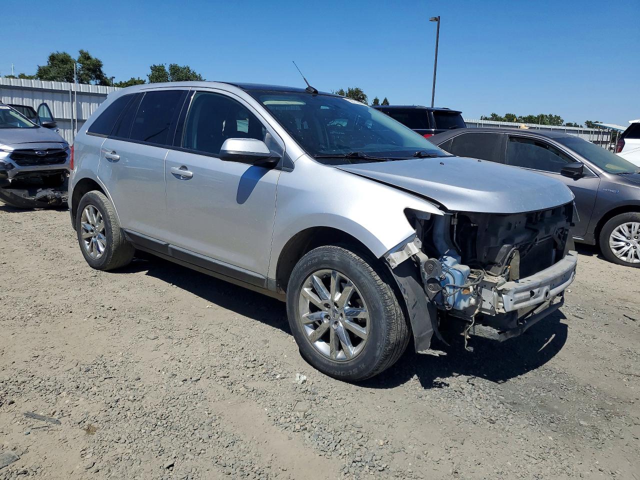 2012 Ford Edge Sel Silver vin: 2FMDK3JC9CBA92584