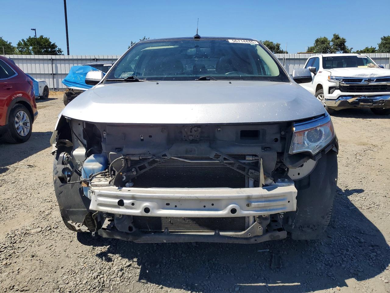 2012 Ford Edge Sel Silver vin: 2FMDK3JC9CBA92584