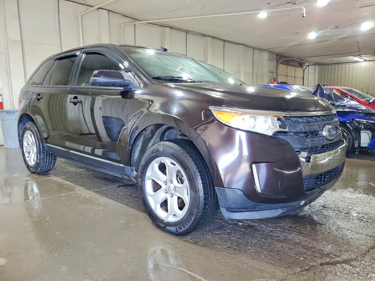 2013 Ford Edge Sel Brown vin: 2FMDK3JC9DBA35285