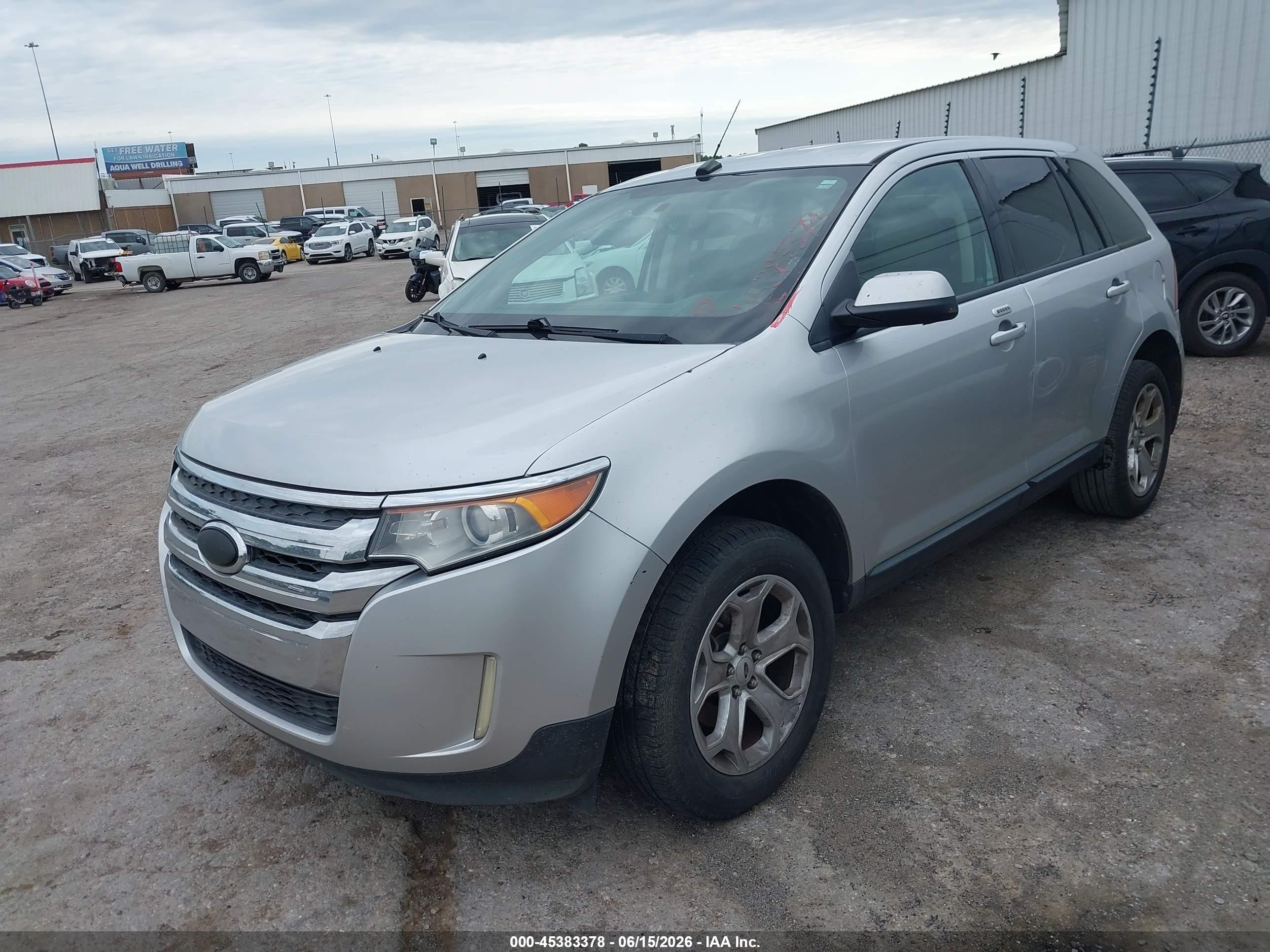 2013 Ford Edge Sel Silver vin: 2FMDK3JC9DBB38562