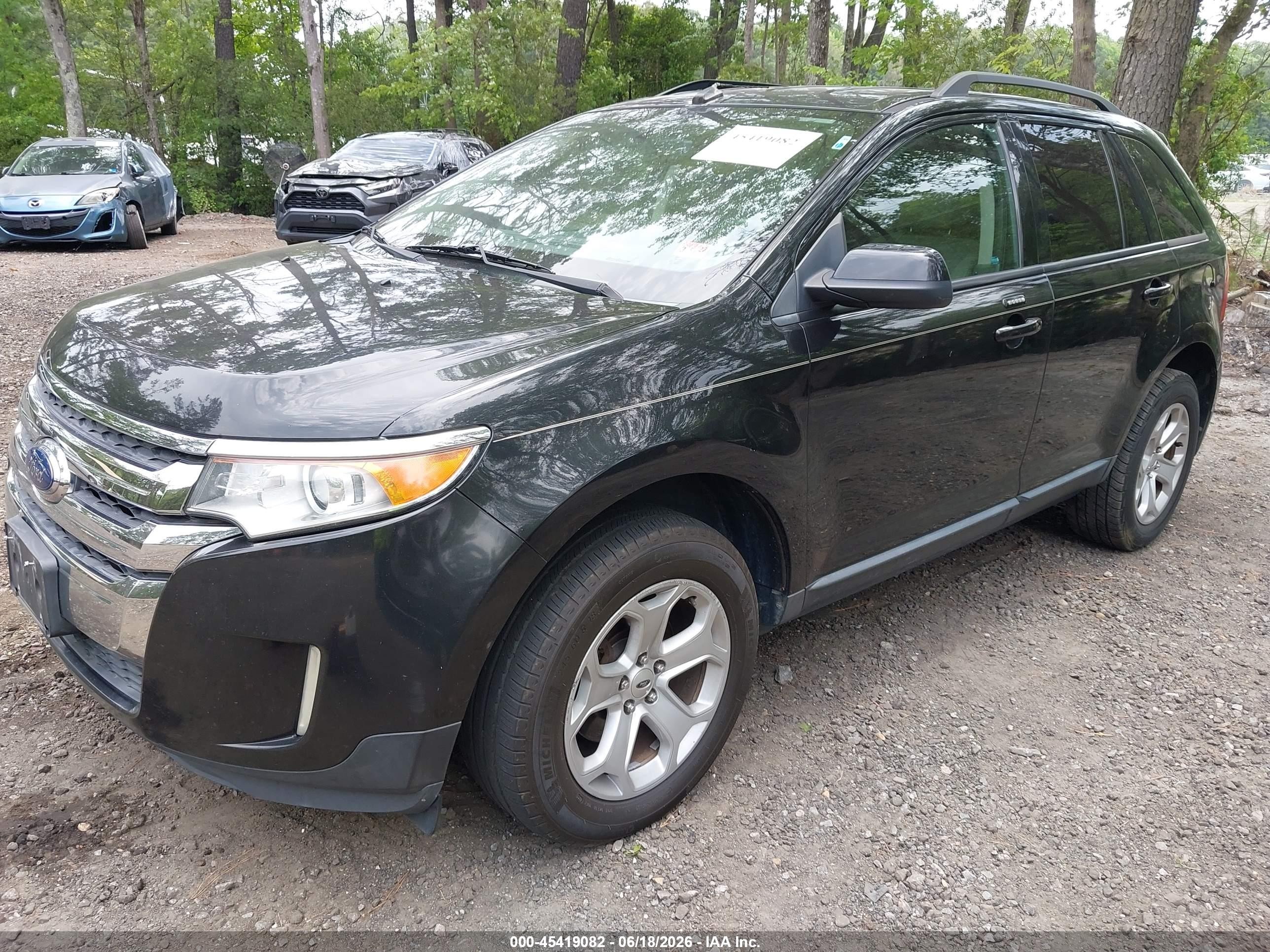 2013 Ford Edge Sel Black vin: 2FMDK3JC9DBB41039