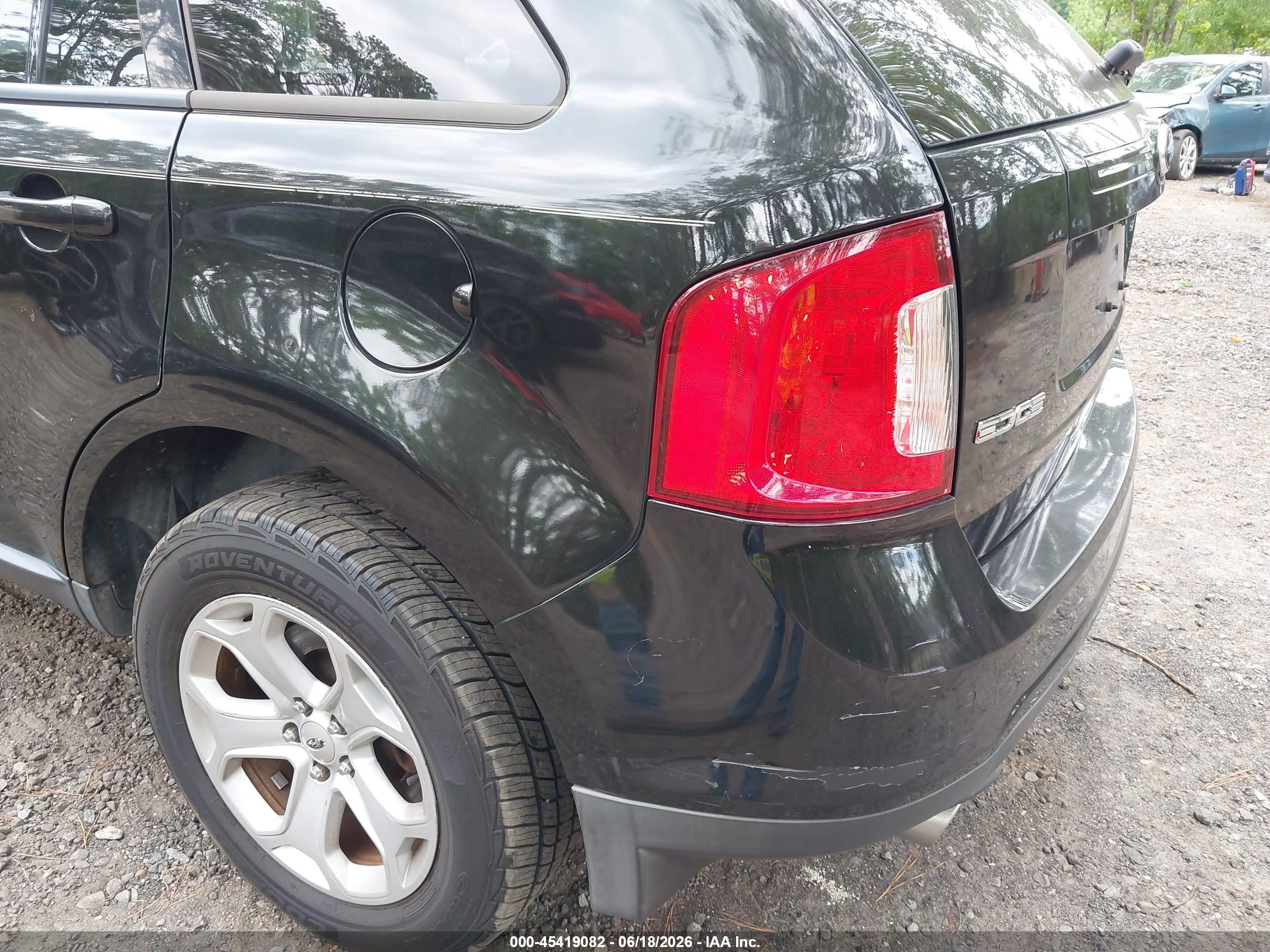2013 Ford Edge Sel Black vin: 2FMDK3JC9DBB41039
