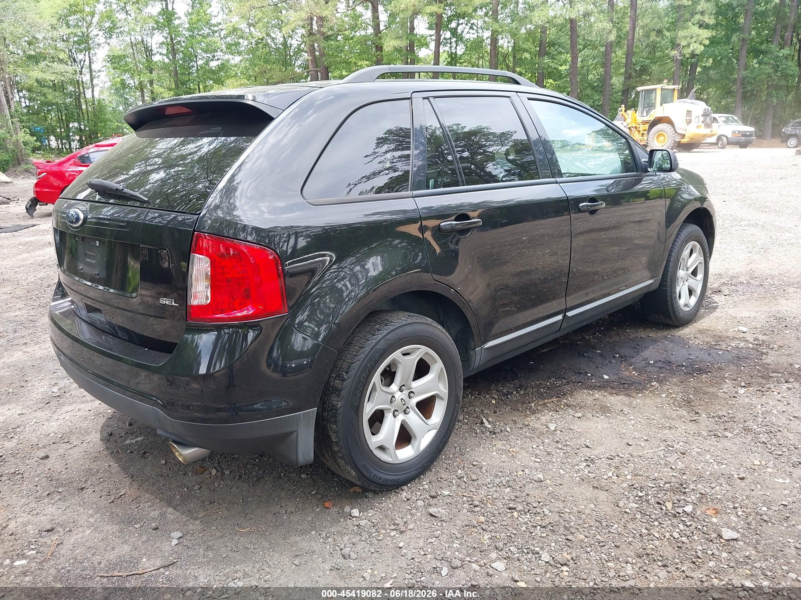 2013 Ford Edge Sel Black vin: 2FMDK3JC9DBB41039
