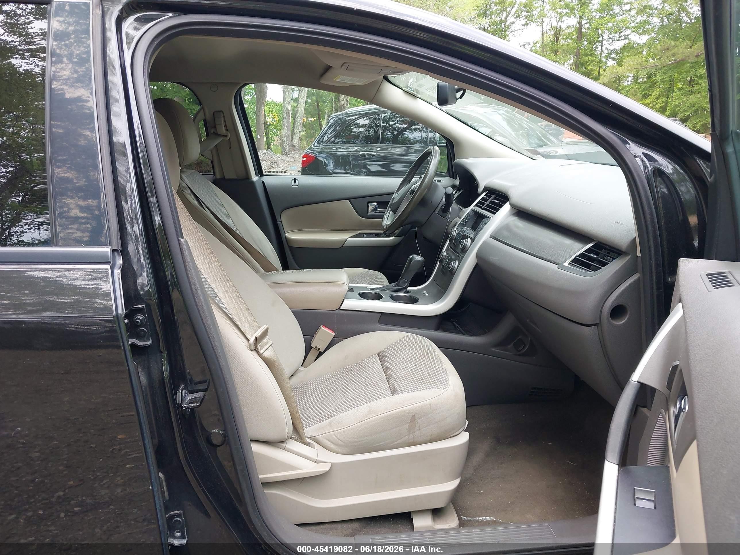 2013 Ford Edge Sel Black vin: 2FMDK3JC9DBB41039