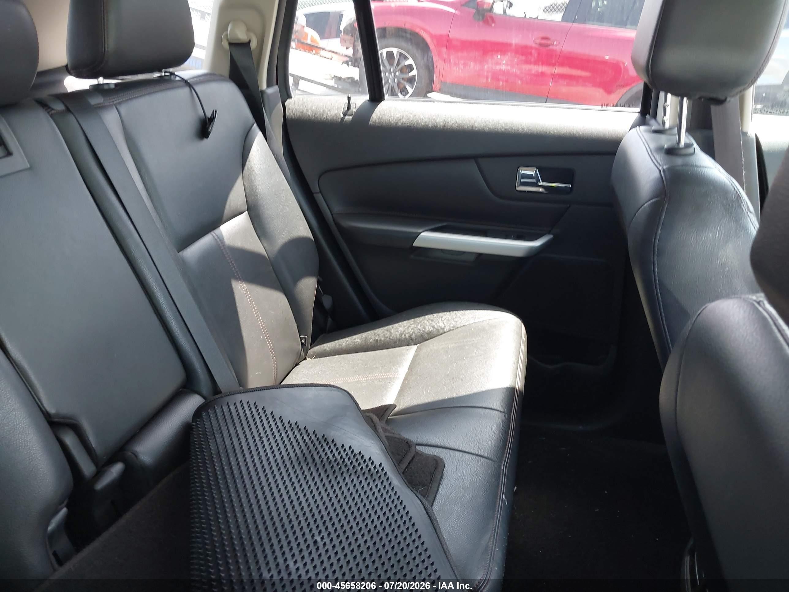 2013 Ford Edge Sel Red vin: 2FMDK3JC9DBB43857