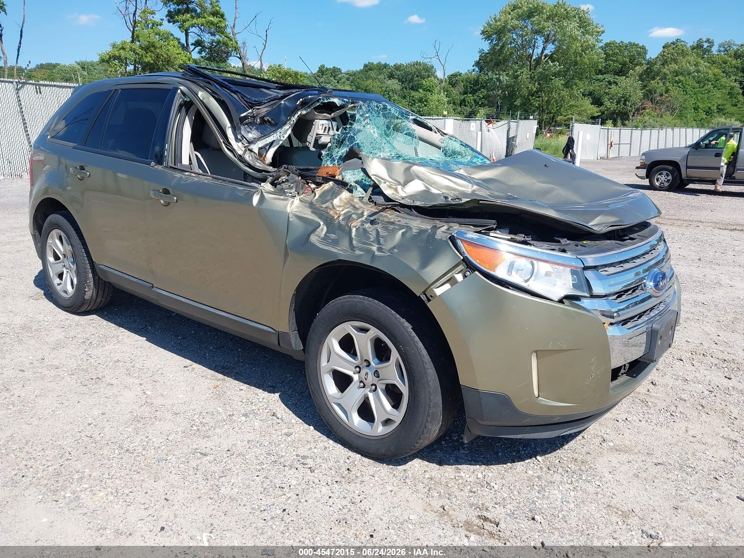 2013 Ford Edge Sel Brown vin: 2FMDK3JC9DBB57029