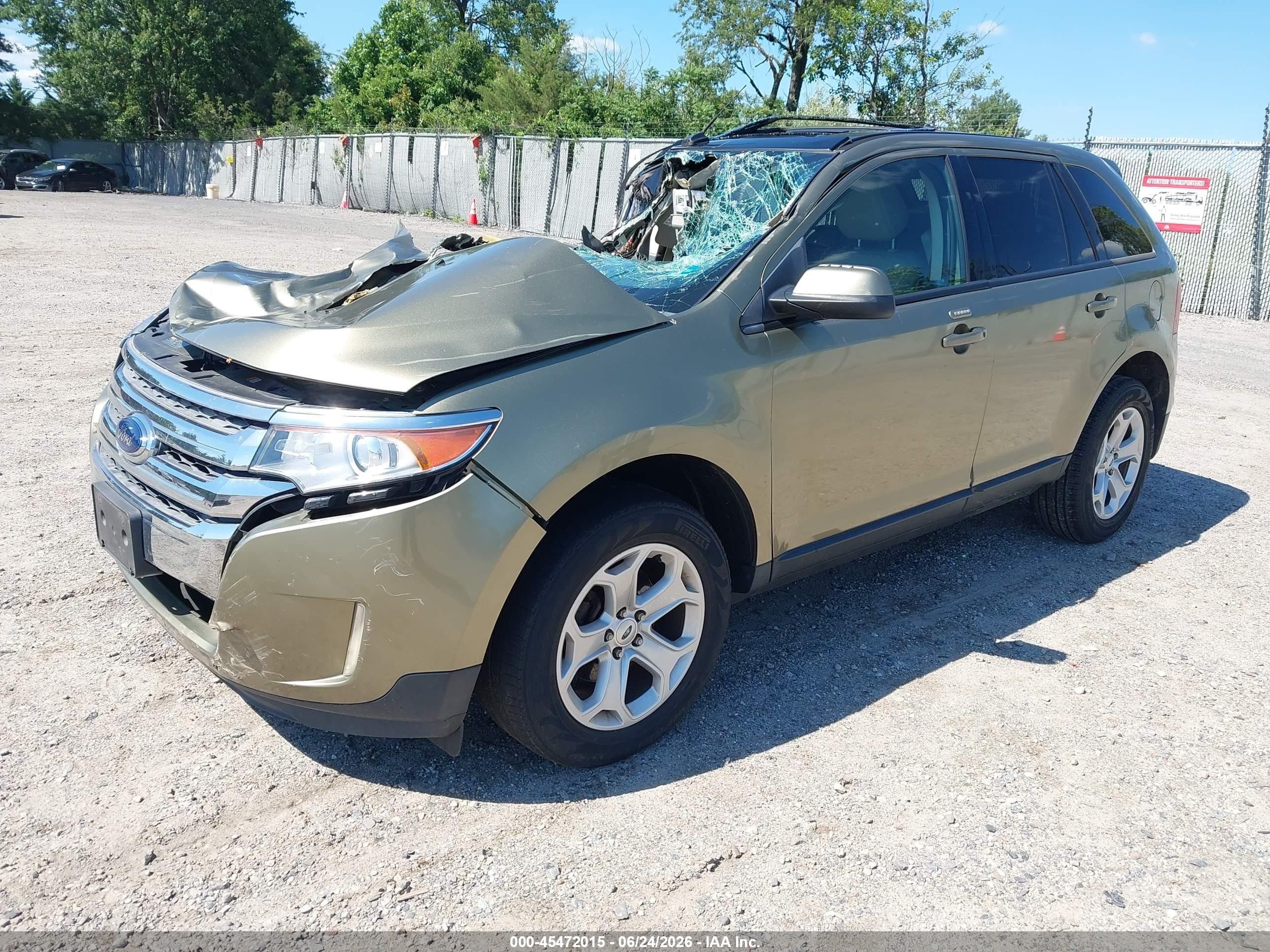 2013 Ford Edge Sel Brown vin: 2FMDK3JC9DBB57029