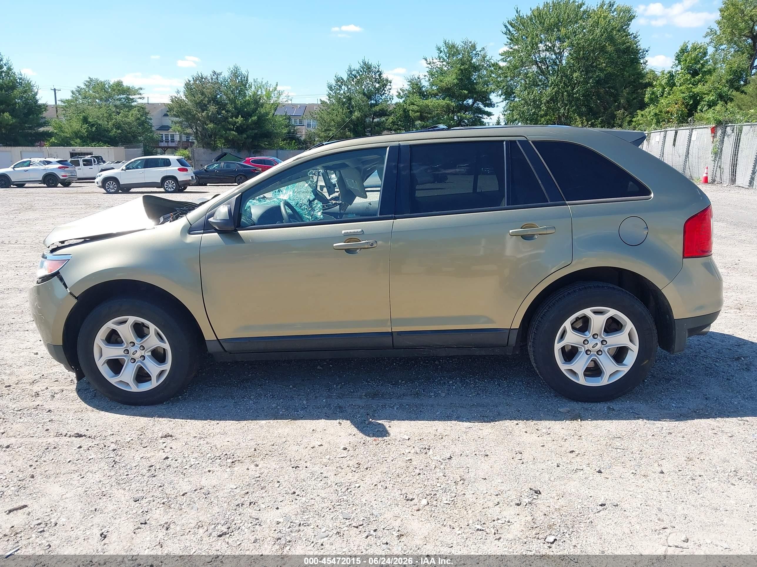 2013 Ford Edge Sel Brown vin: 2FMDK3JC9DBB57029