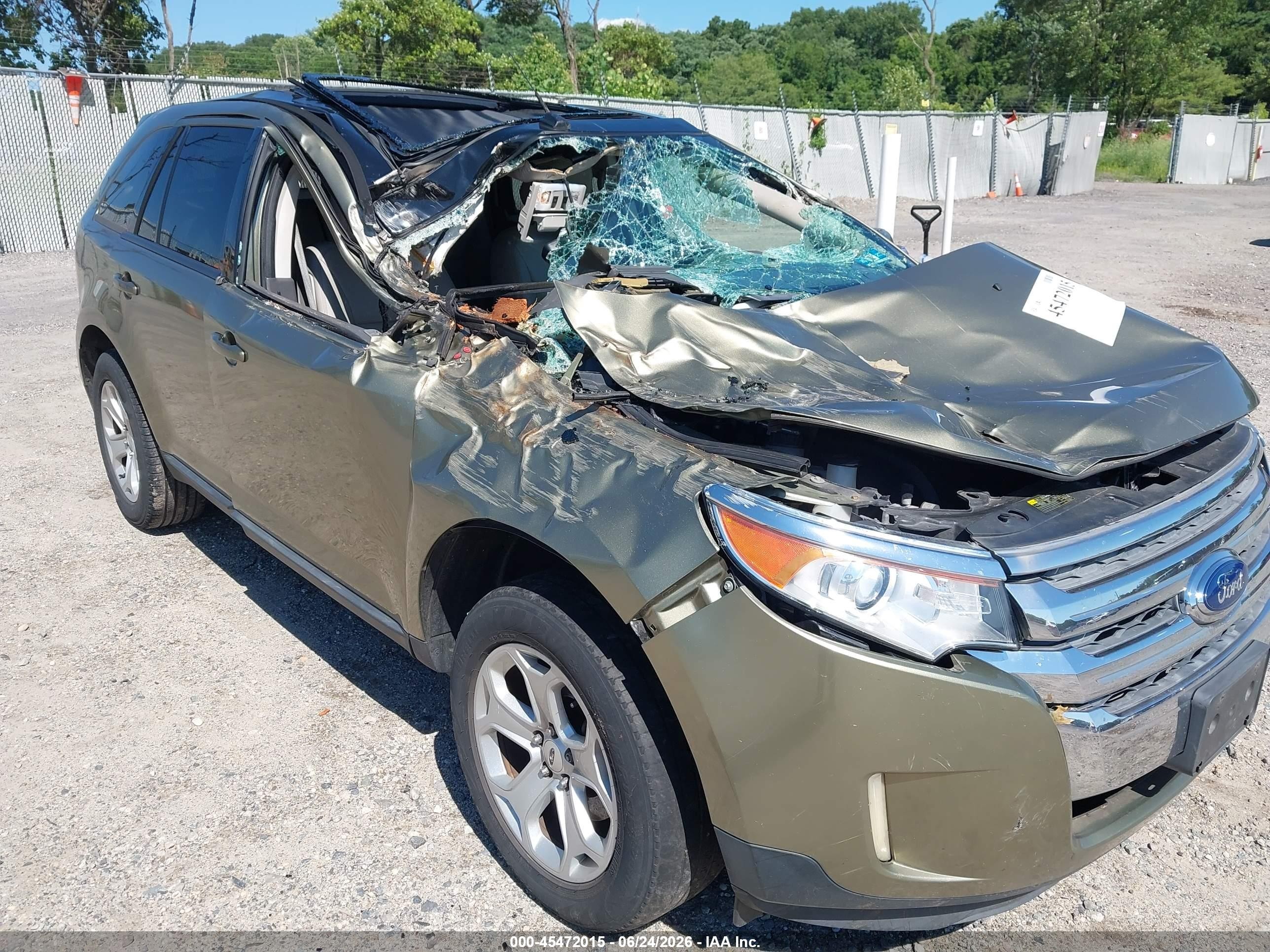 2013 Ford Edge Sel Brown vin: 2FMDK3JC9DBB57029