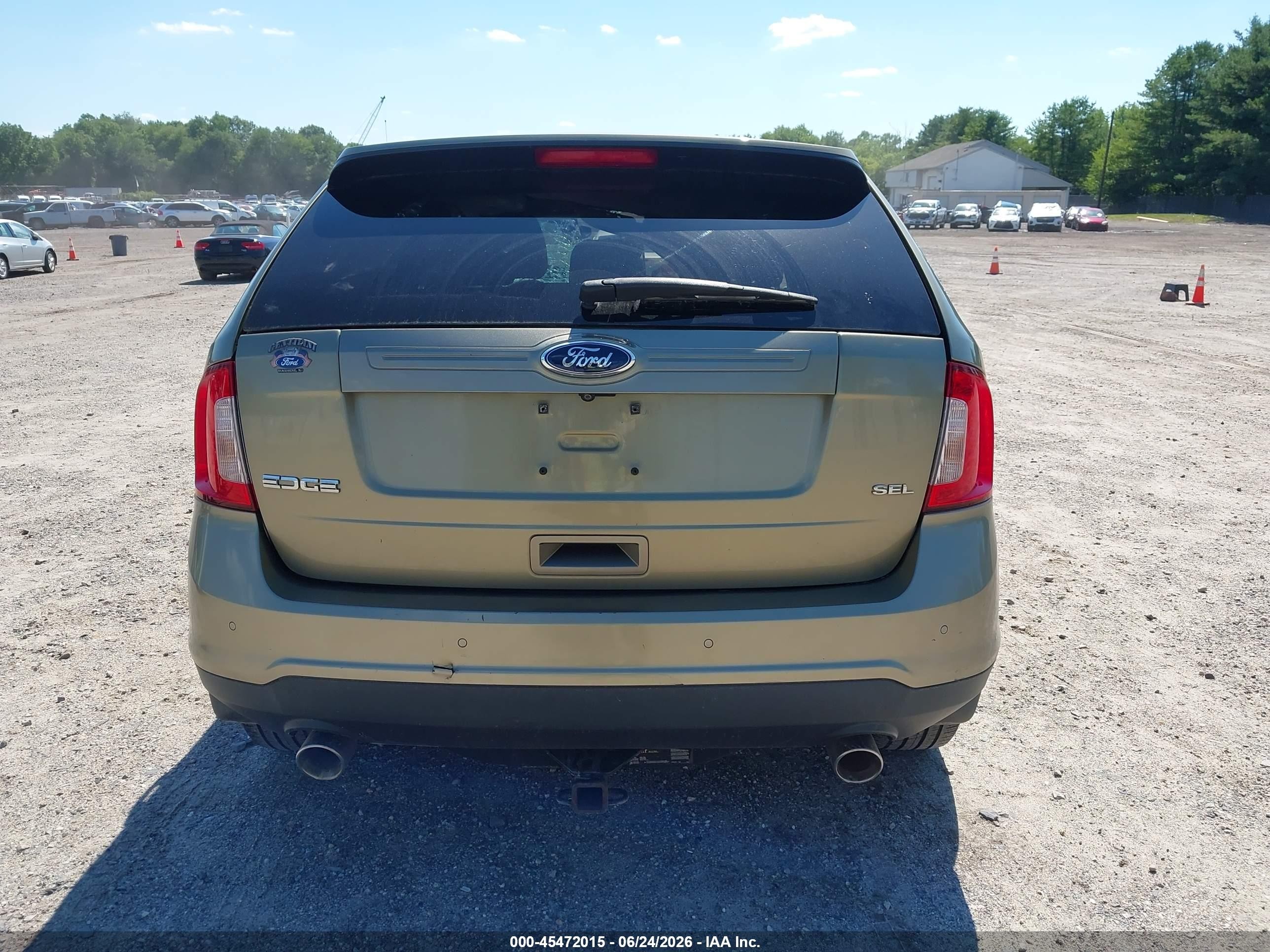 2013 Ford Edge Sel Brown vin: 2FMDK3JC9DBB57029