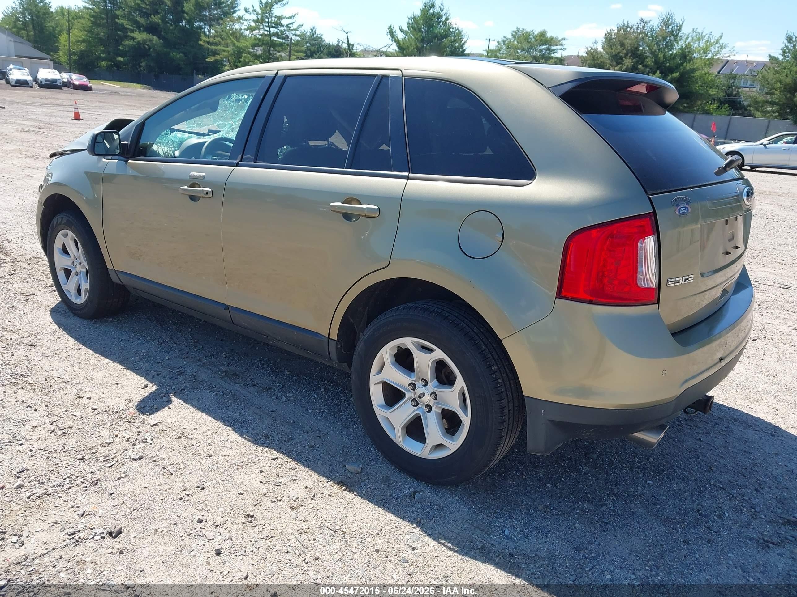 2013 Ford Edge Sel Brown vin: 2FMDK3JC9DBB57029