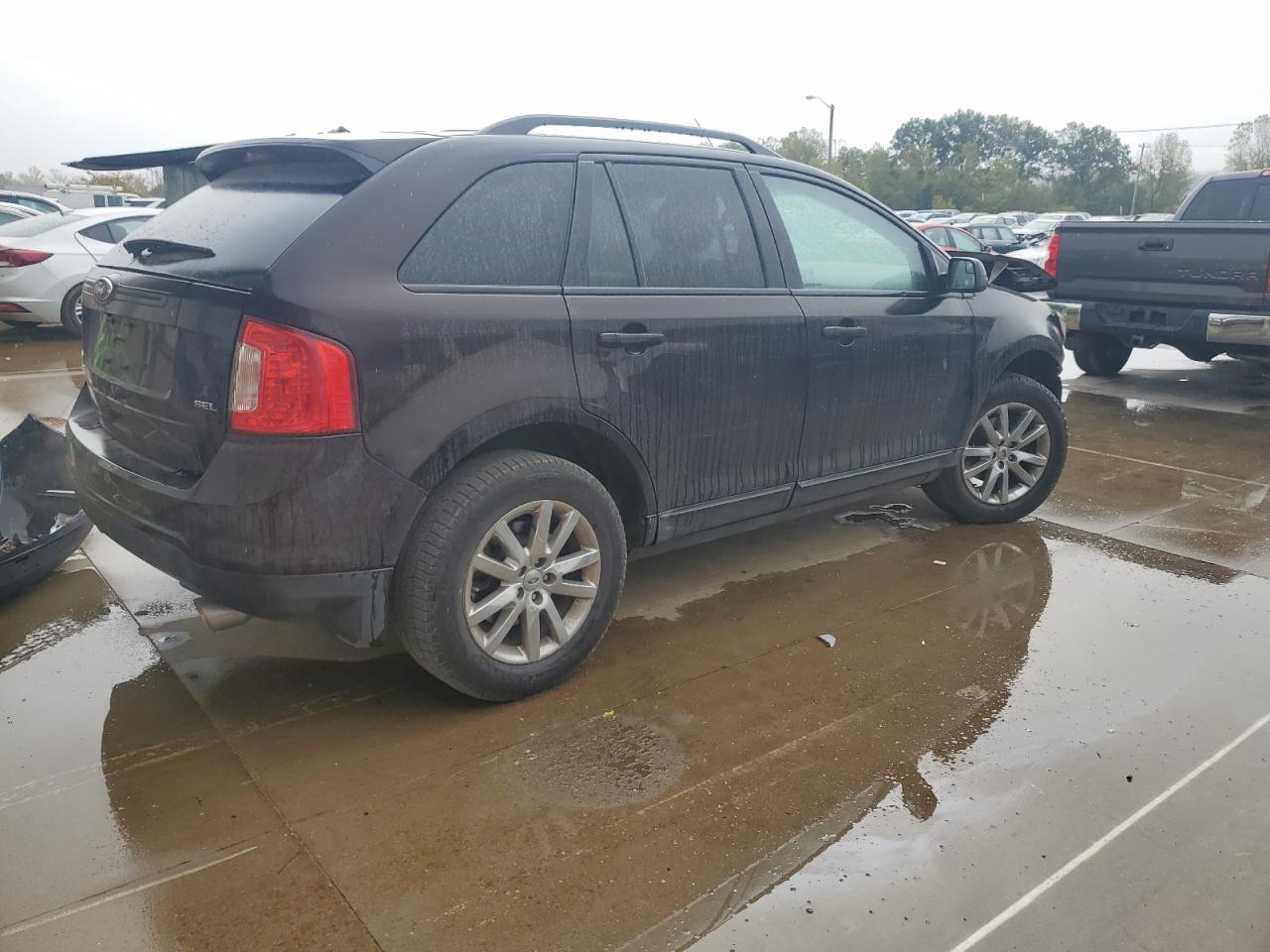 2013 Ford Edge Sel Black vin: 2FMDK3JC9DBB62778