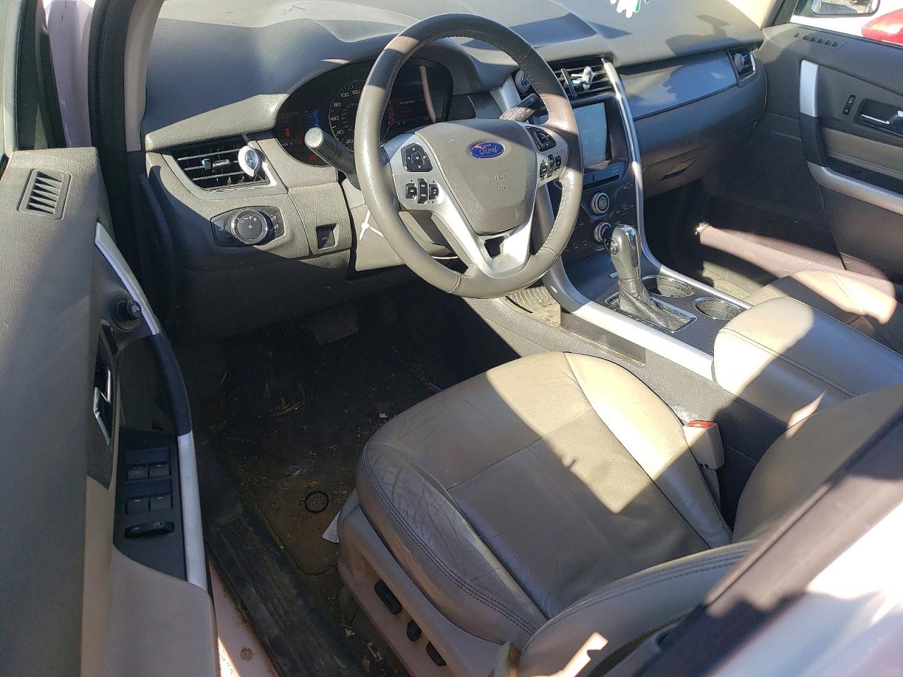 2013 Ford Edge Sel White vin: 2FMDK3JC9DBC37253