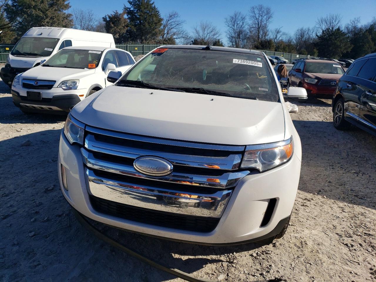 2013 Ford Edge Sel White vin: 2FMDK3JC9DBC37253