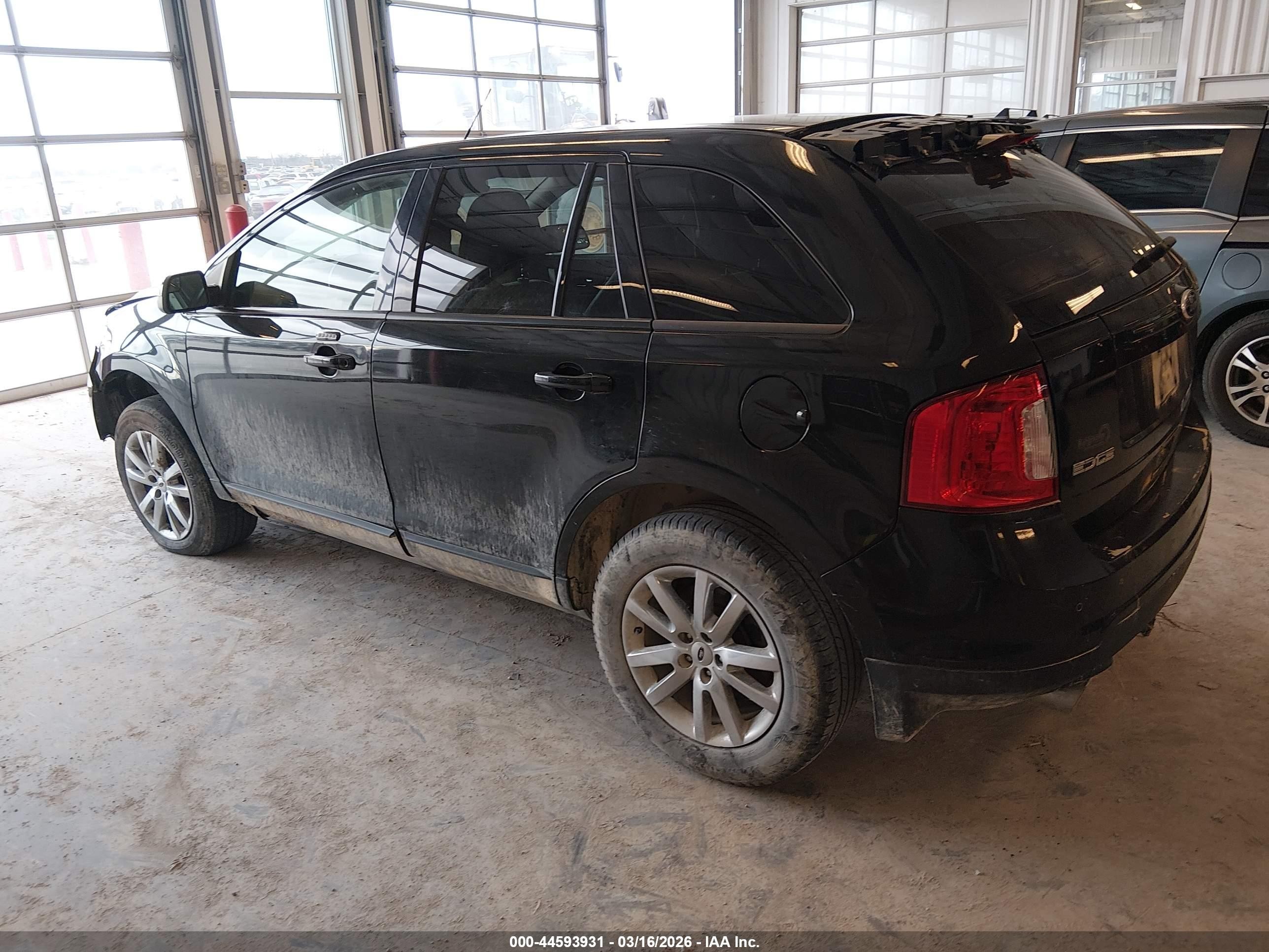 2013 Ford Edge Sel Black vin: 2FMDK3JC9DBC53694