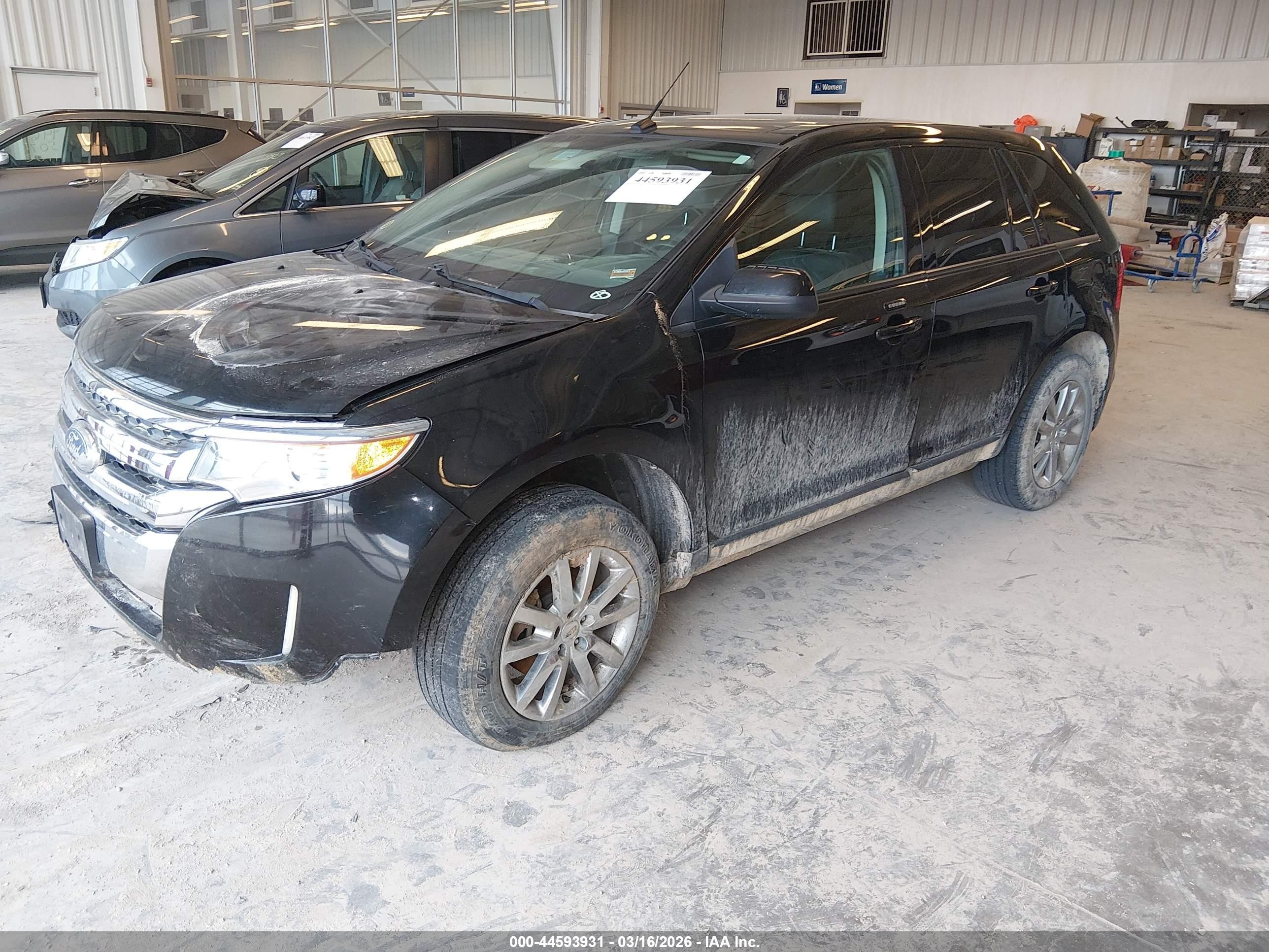 2013 Ford Edge Sel Black vin: 2FMDK3JC9DBC53694