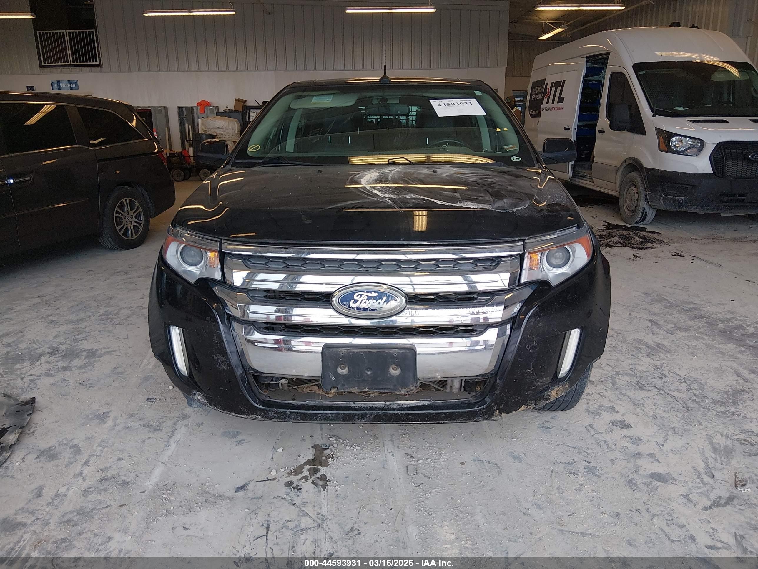 2013 Ford Edge Sel Black vin: 2FMDK3JC9DBC53694