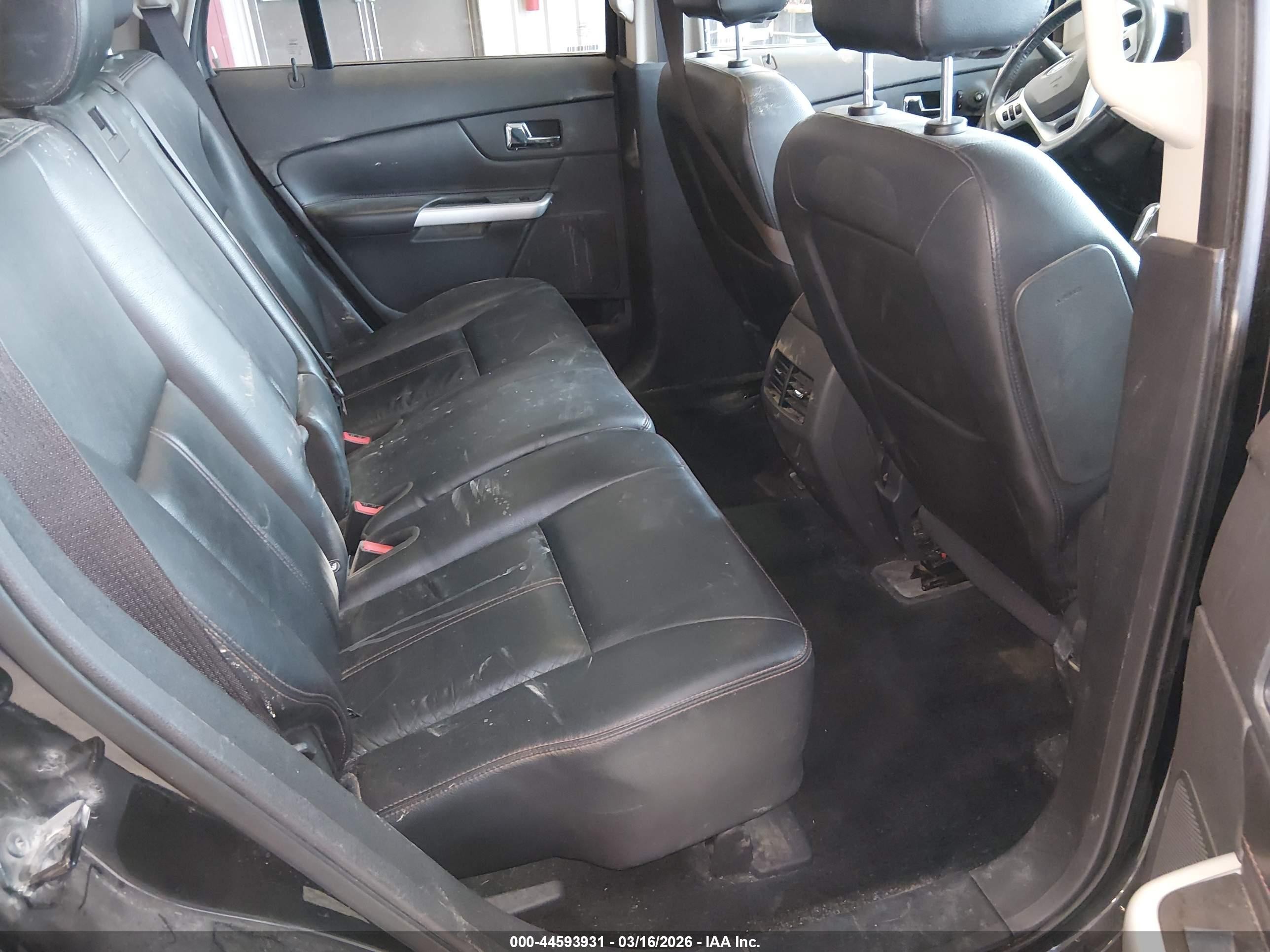 2013 Ford Edge Sel Black vin: 2FMDK3JC9DBC53694
