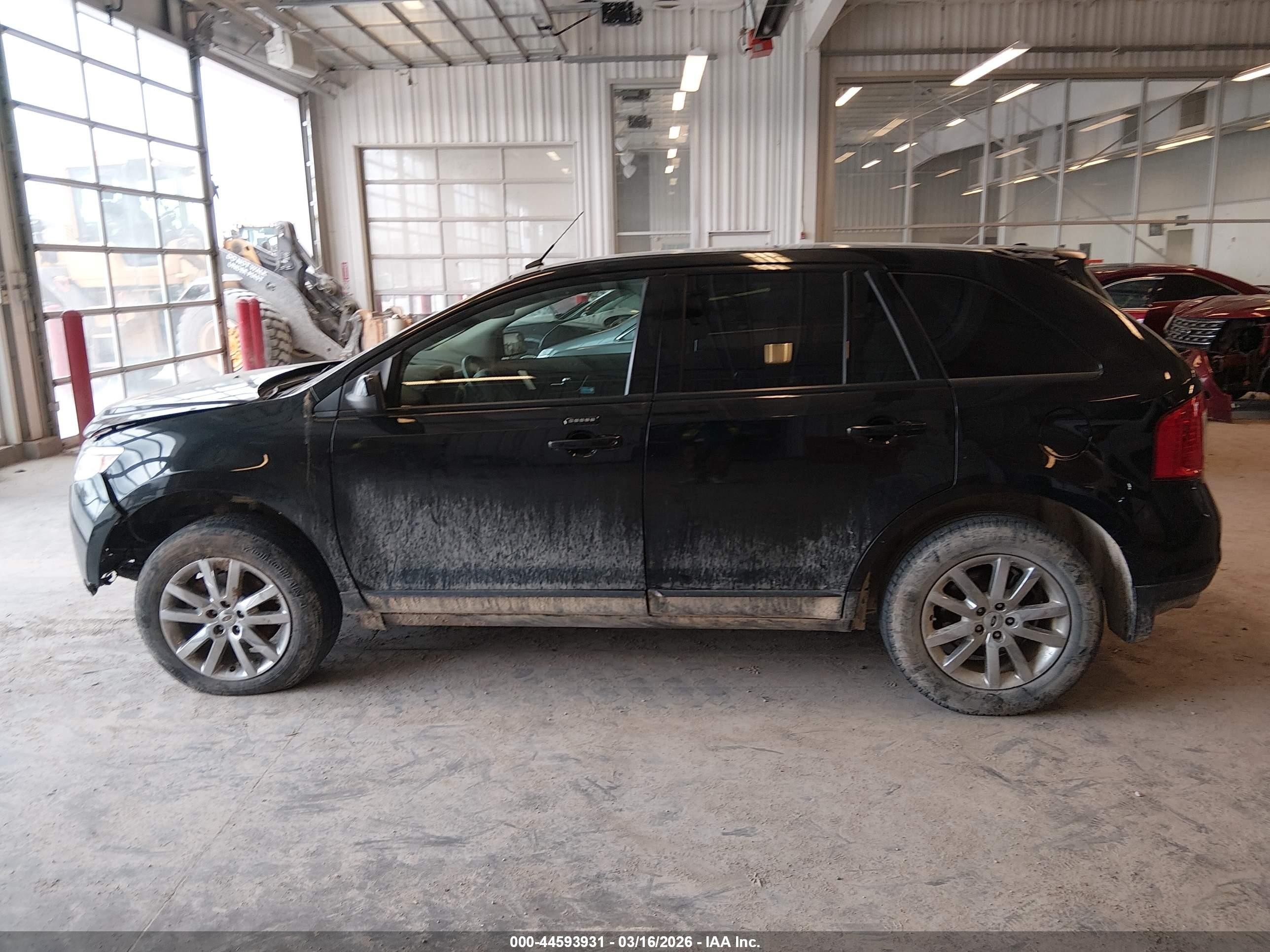 2013 Ford Edge Sel Black vin: 2FMDK3JC9DBC53694