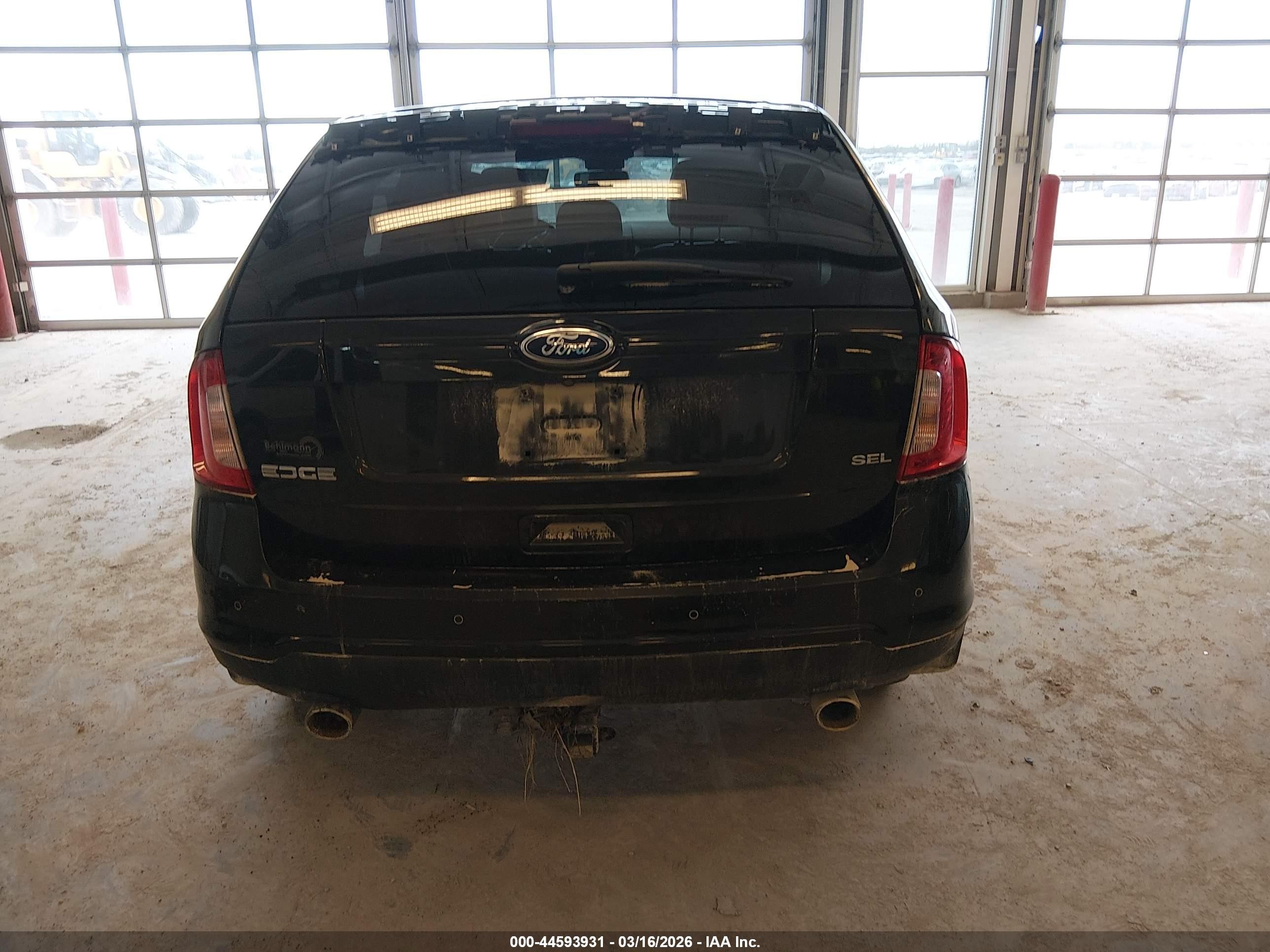 2013 Ford Edge Sel Black vin: 2FMDK3JC9DBC53694