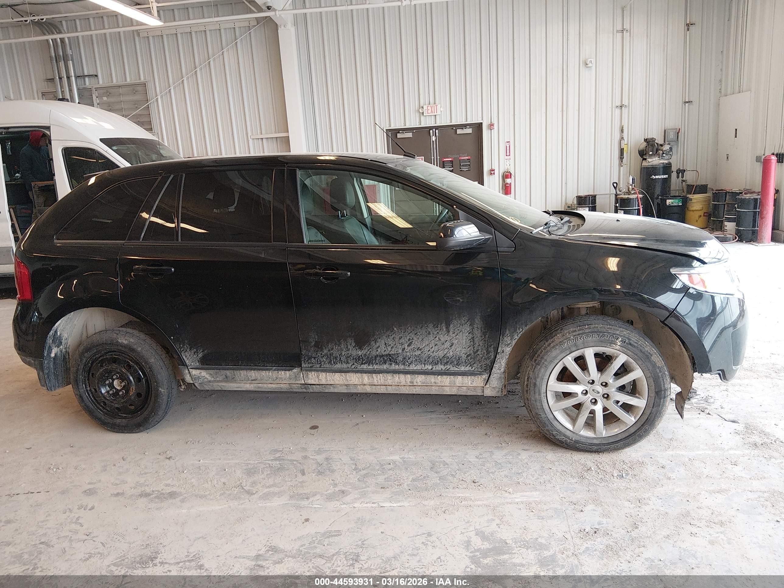 2013 Ford Edge Sel Black vin: 2FMDK3JC9DBC53694