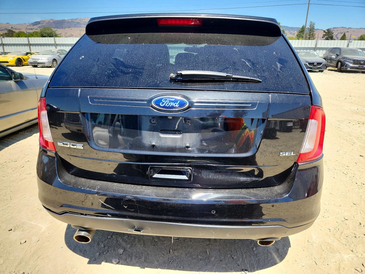 2013 Ford Edge Sel Black vin: 2FMDK3JC9DBC54585