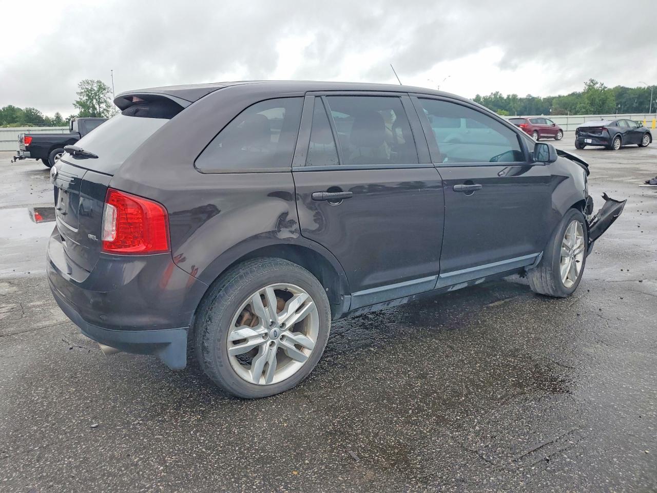 2013 Ford Edge Sel Brown vin: 2FMDK3JC9DBC70091