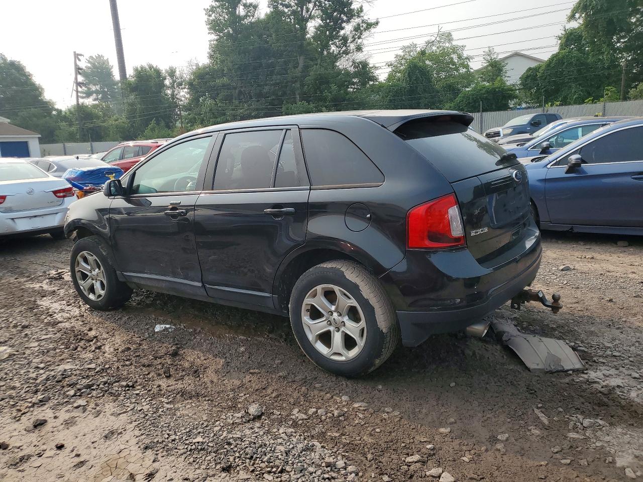 2013 Ford Edge Sel Black vin: 2FMDK3JC9DBC88493