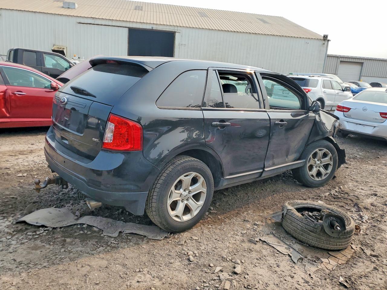 2013 Ford Edge Sel Black vin: 2FMDK3JC9DBC88493
