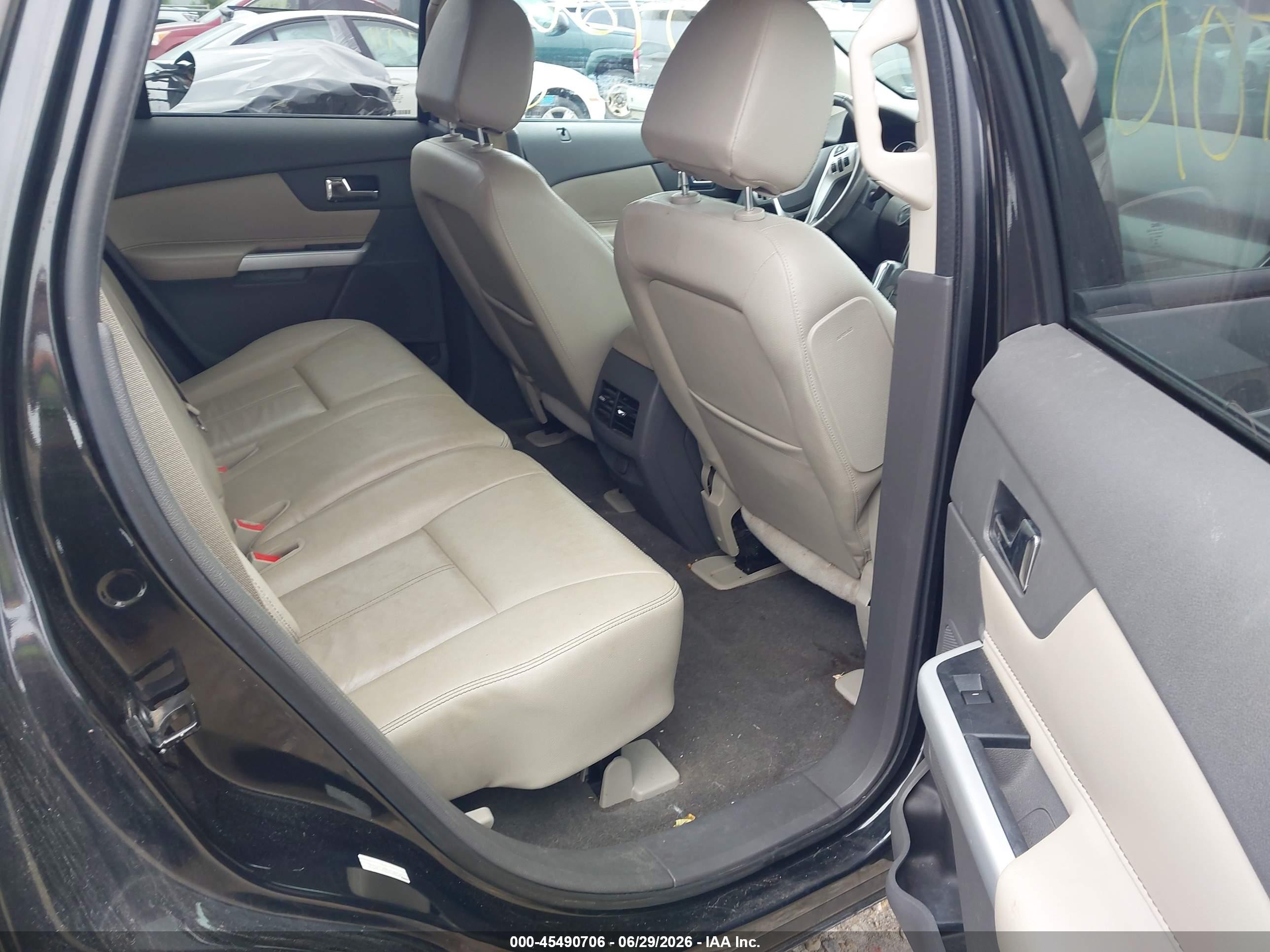 2013 Ford Edge Sel Black vin: 2FMDK3JC9DBC88560