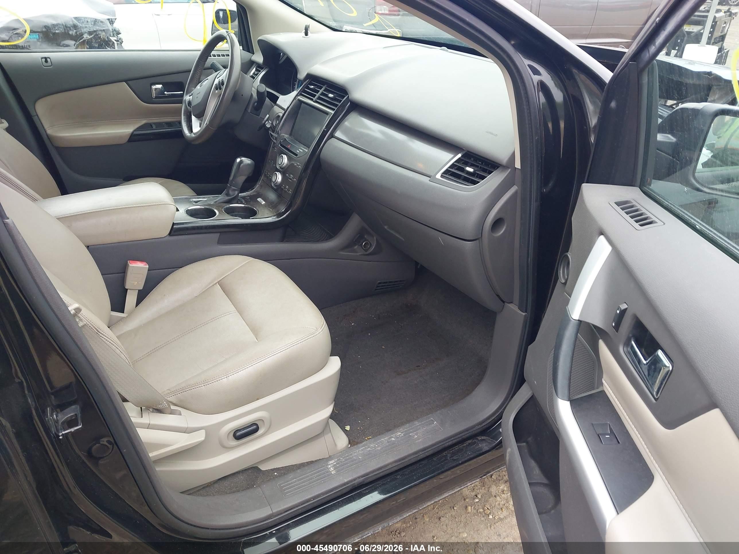 2013 Ford Edge Sel Black vin: 2FMDK3JC9DBC88560