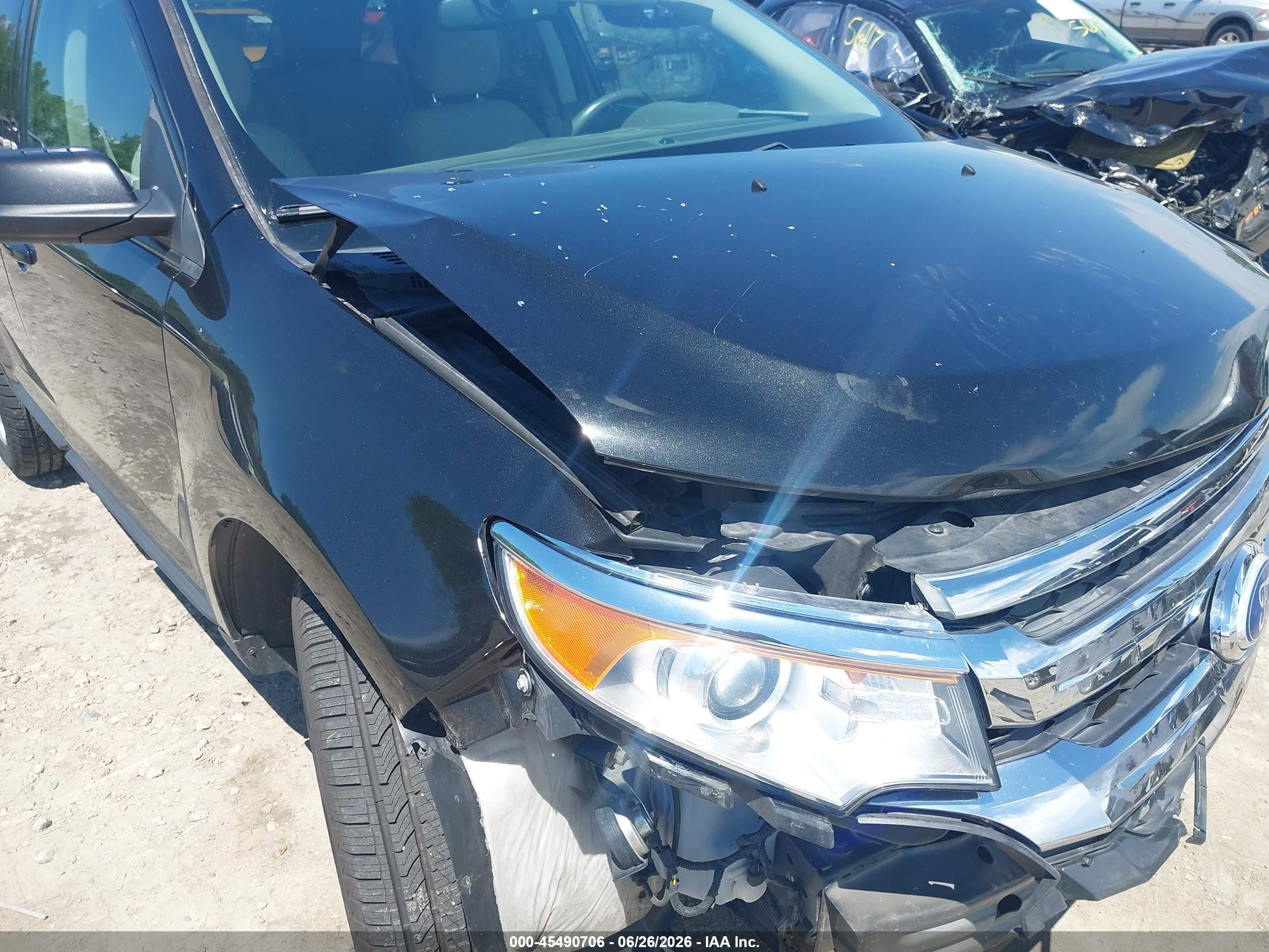 2013 Ford Edge Sel Black vin: 2FMDK3JC9DBC88560