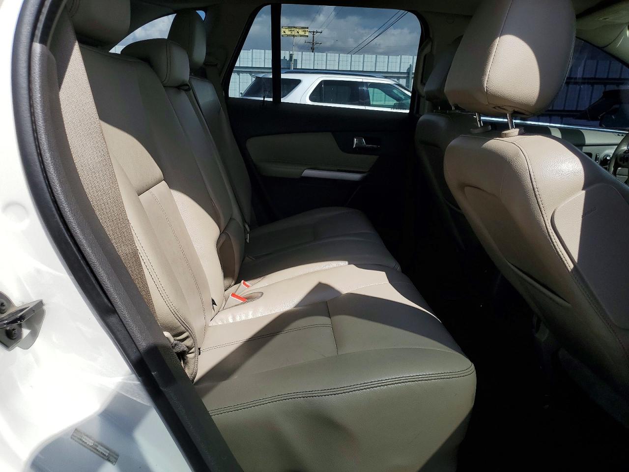 2013 Ford Edge Sel White vin: 2FMDK3JC9DBC96674
