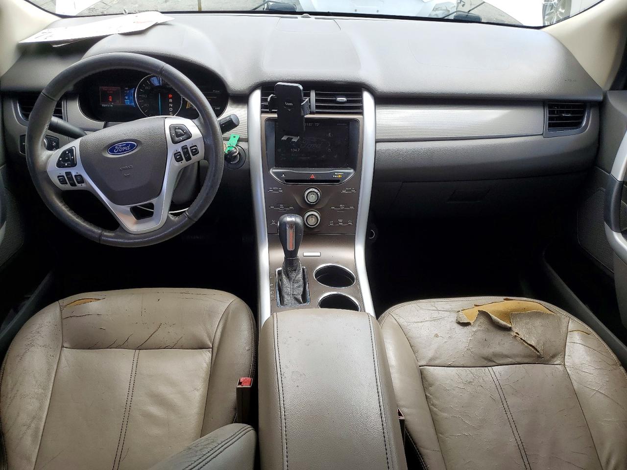 2013 Ford Edge Sel White vin: 2FMDK3JC9DBC96674