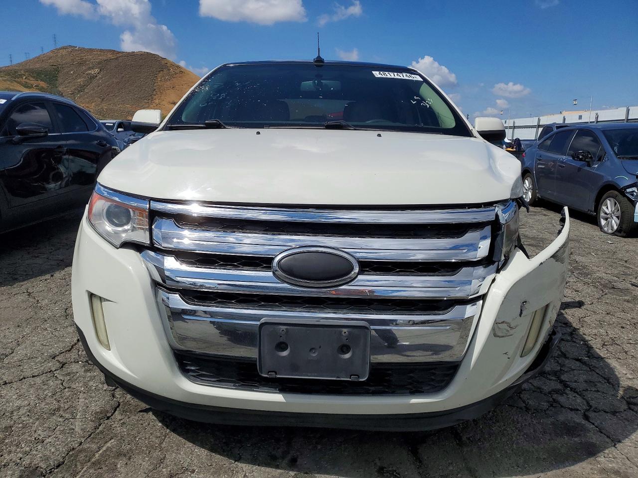 2013 Ford Edge Sel White vin: 2FMDK3JC9DBC96674