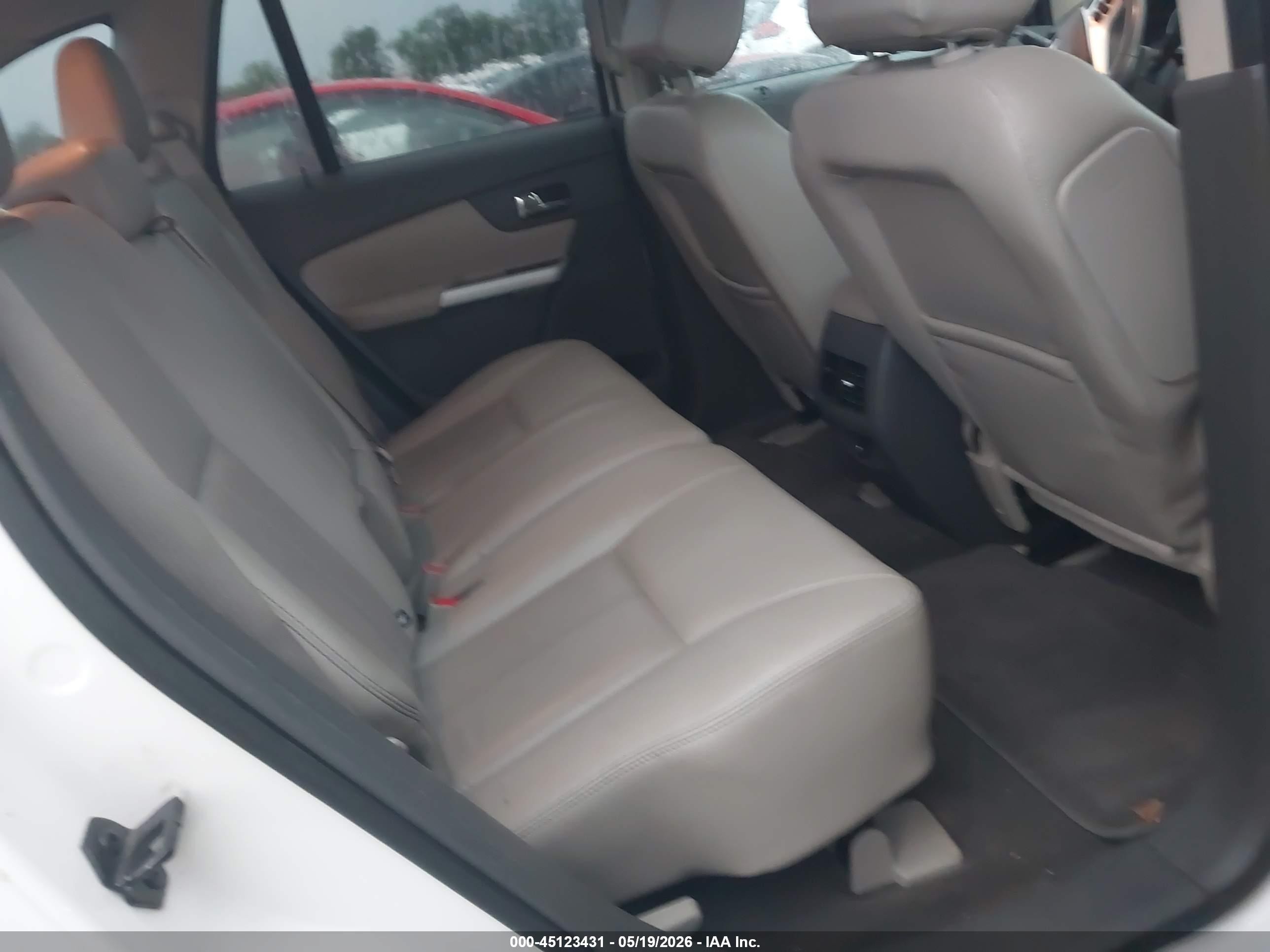 2013 Ford Edge Sel White vin: 2FMDK3JC9DBE33368