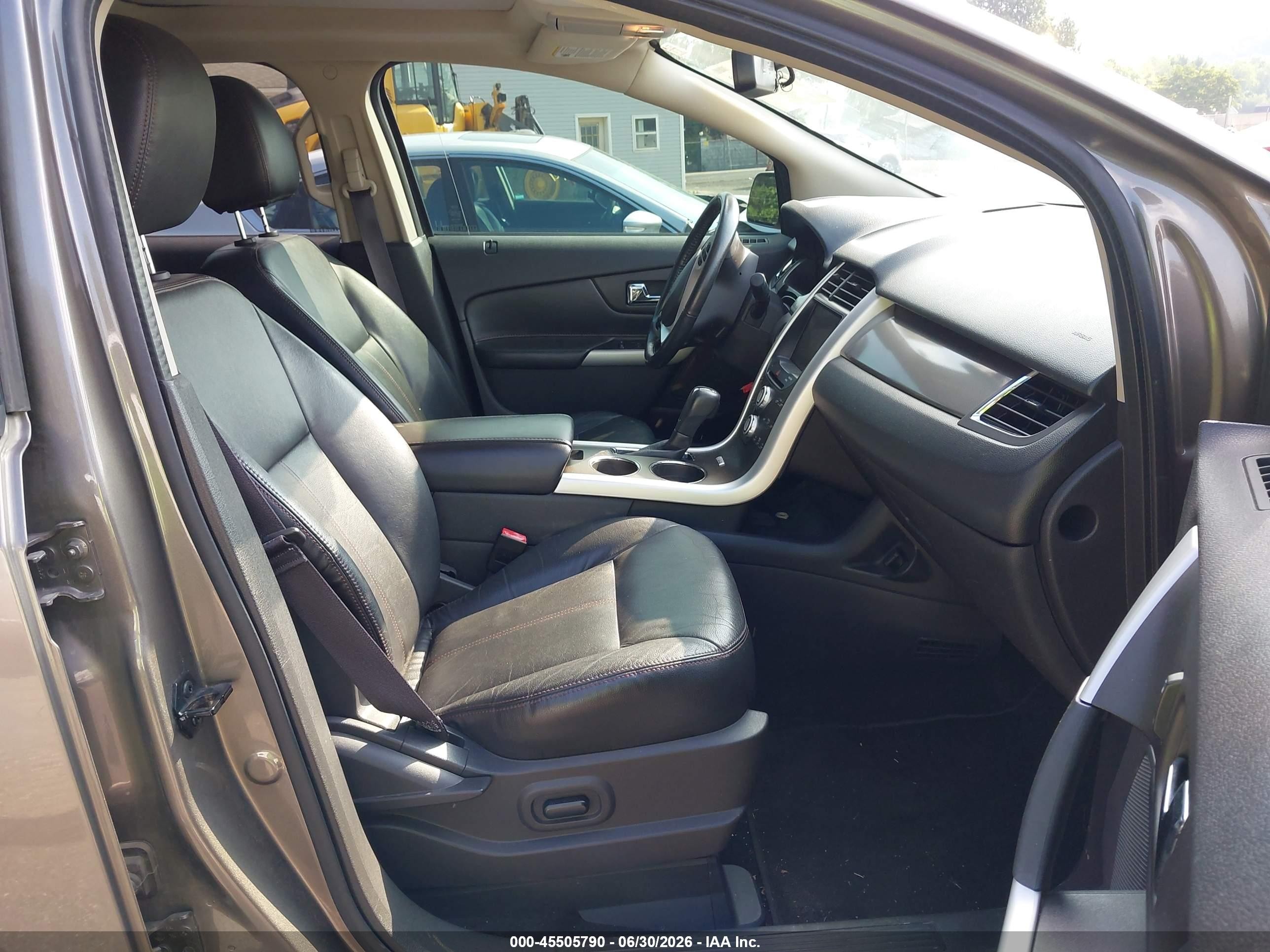 2014 Ford Edge Sel Brown vin: 2FMDK3JC9EBA04037