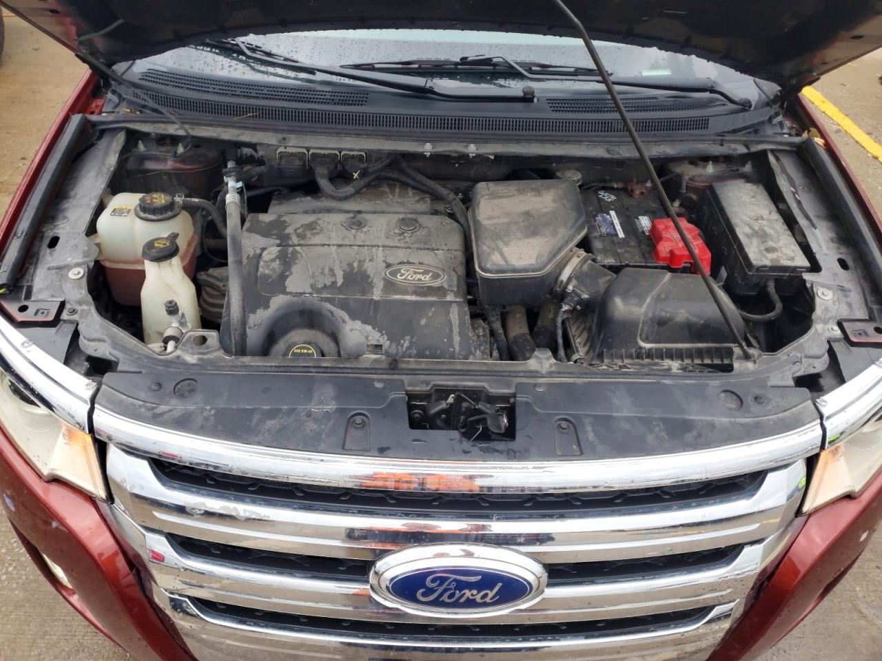 2014 Ford Edge Sel Burgundy vin: 2FMDK3JC9EBA09920