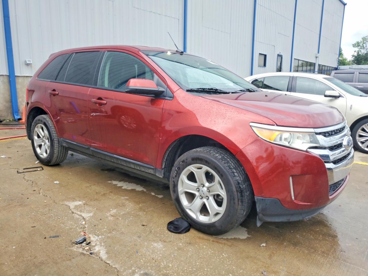 2014 Ford Edge Sel Burgundy vin: 2FMDK3JC9EBA09920