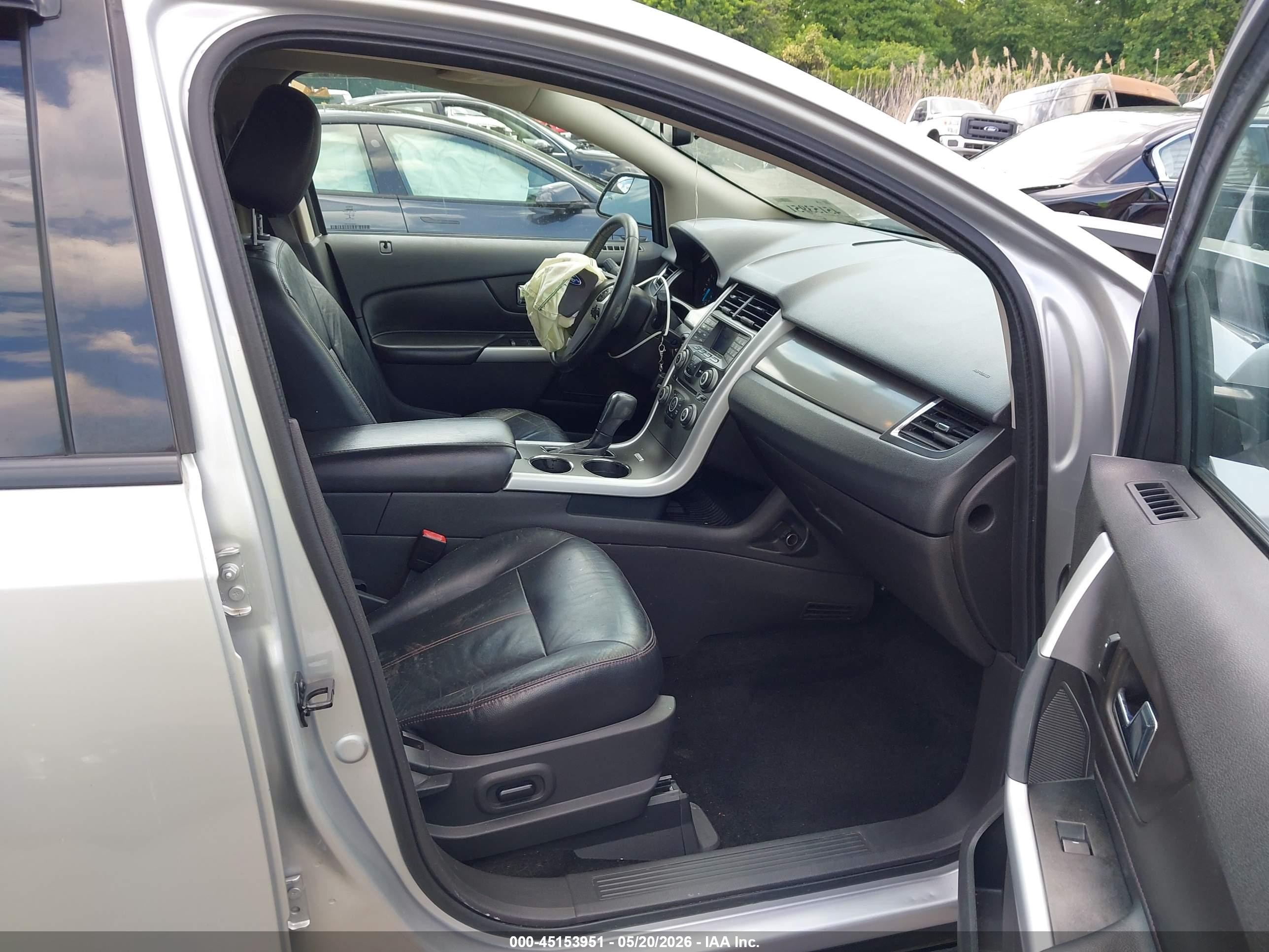 2014 Ford Edge Sel Silver vin: 2FMDK3JC9EBB09791